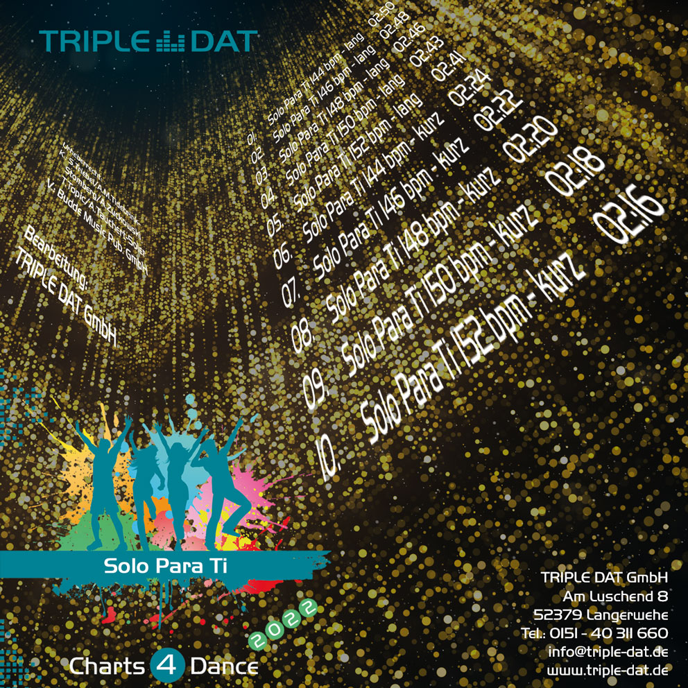 Charts 4 Dance 5/2022 - Solo Para Ti - Download