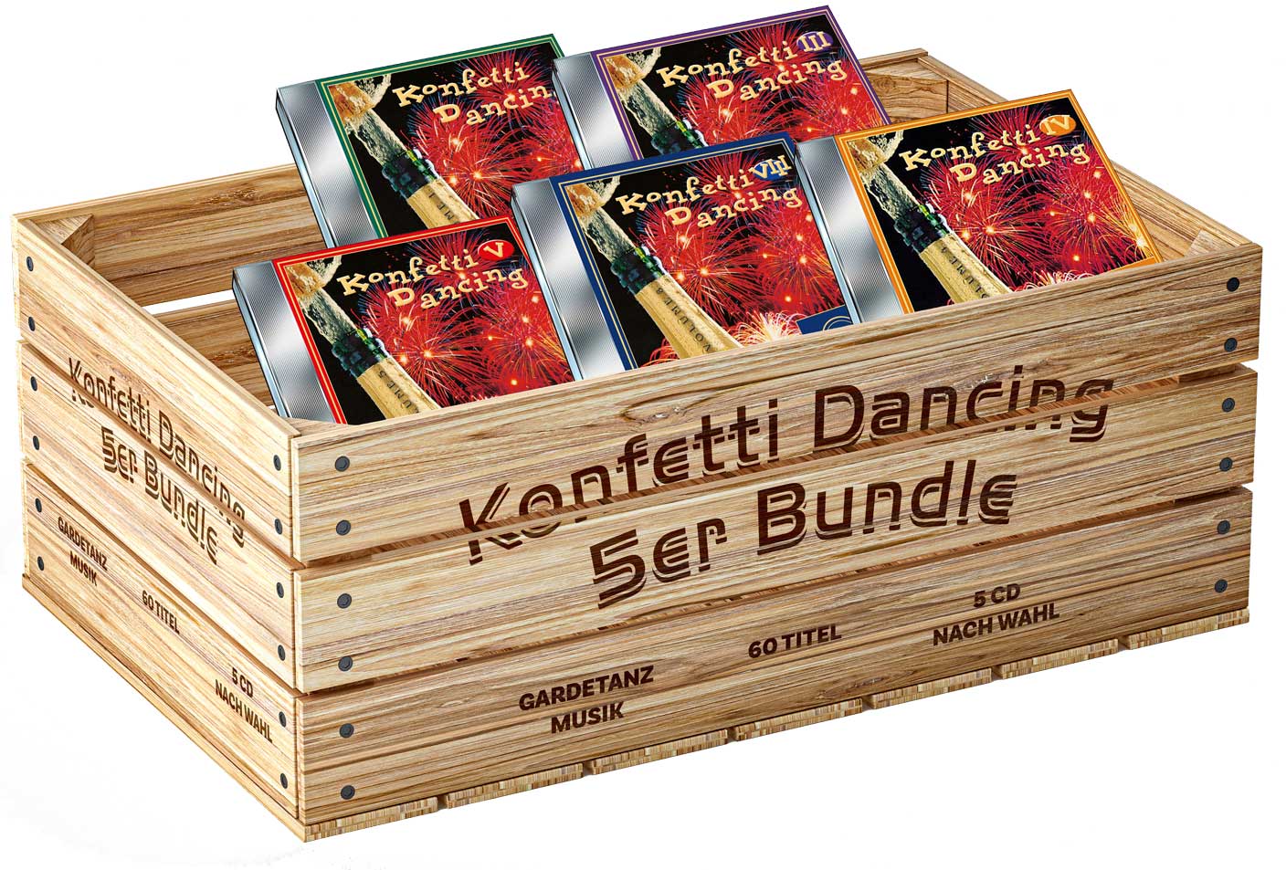 5 x Konfetti-Dancing nach Wahl