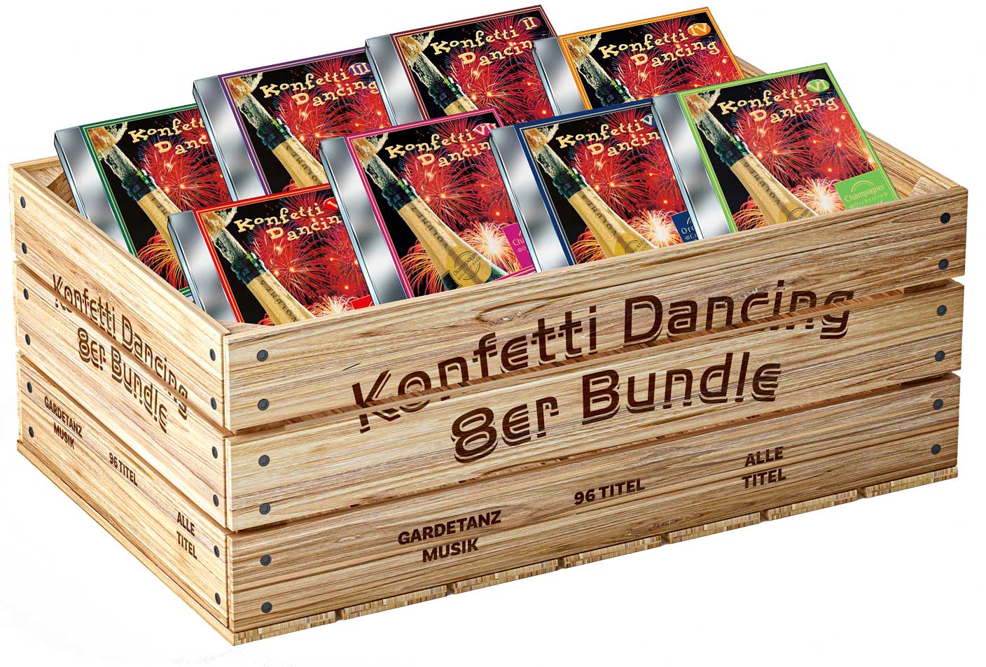 8 x Konfetti-Dancing Komplett-Paket