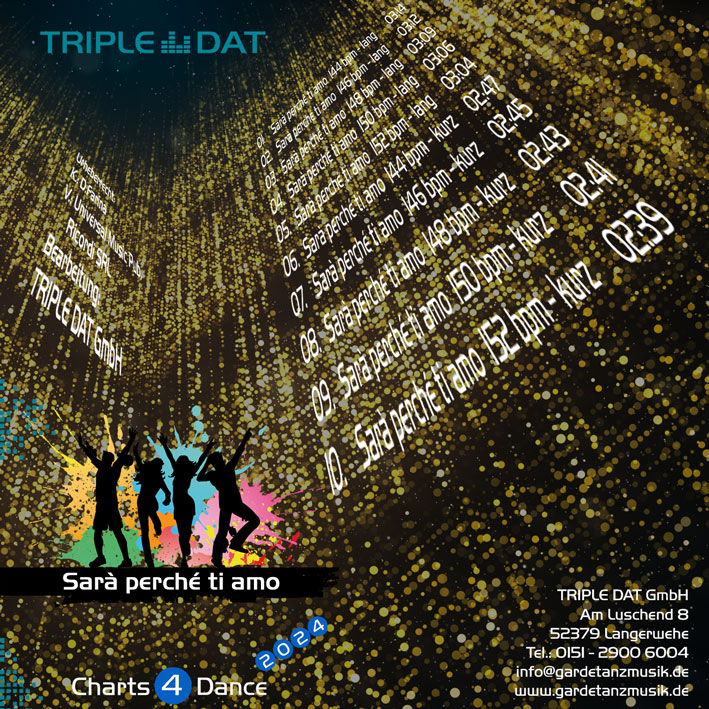 Charts 4 Dance 3/2024 - Sarà perché ti amo Charts 4 Dance 3/2024 - Sarà perché ti amo