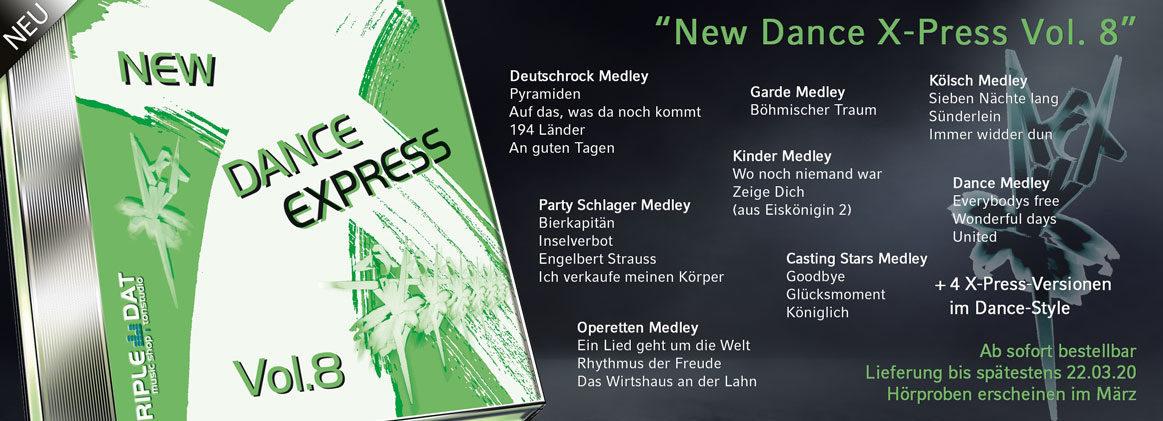 NXP08_Titel_1xajopQzxvJg4Mh NEW Dance X-Press Vol. 8 & 9 Download-Bundle