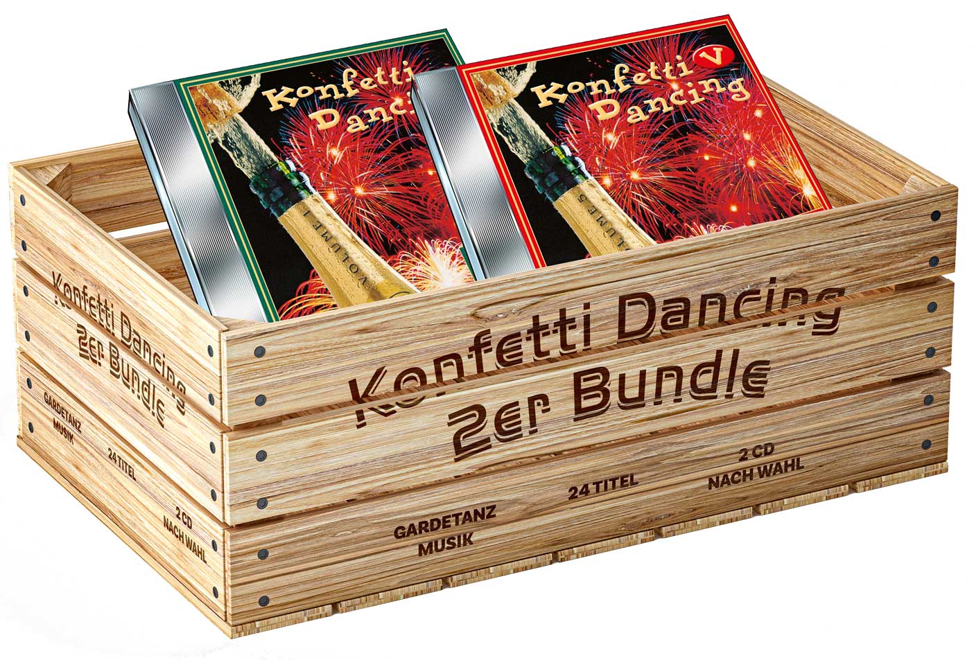 2 x Konfetti-Dancing nach Wahl